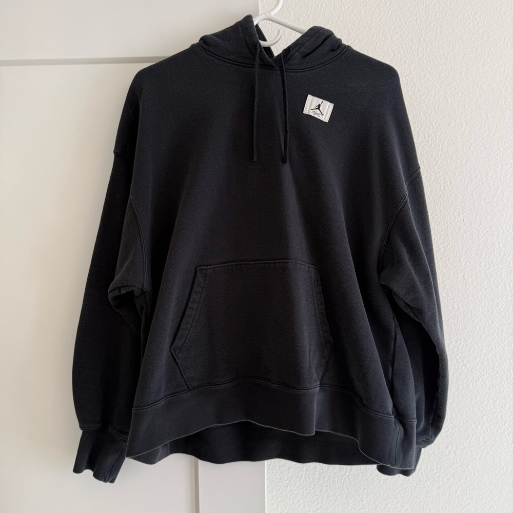 NIKE X JORDAN Black Flight Fleece Pullover Hoodie